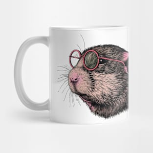 Mole Chic: The Trendsetting Spectacled Subterranean Tee Mug